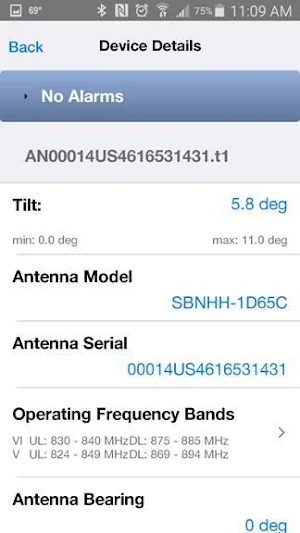 RET Master by CommScope Screenshot 2