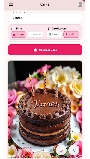 Birthday Cake Screenshot 1