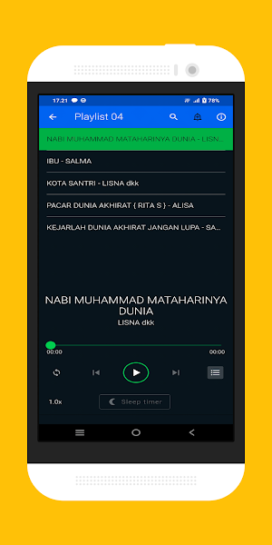 Sholawat qasidah Mp3 Offline Screenshot 0