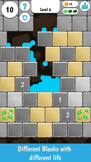 Water Puzzle - Break Blocks Screenshot 1
