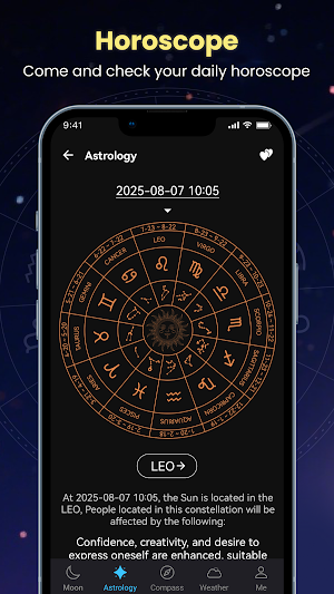 Moonphase & Horoscope Screenshot 1