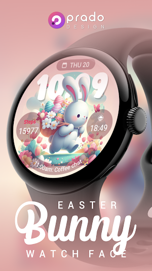Easter Bunny Watch Face Screenshot 1
