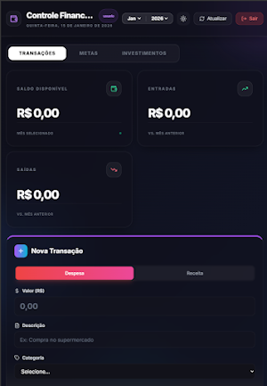 Controle Financeiro Pessoal Screenshot 1
