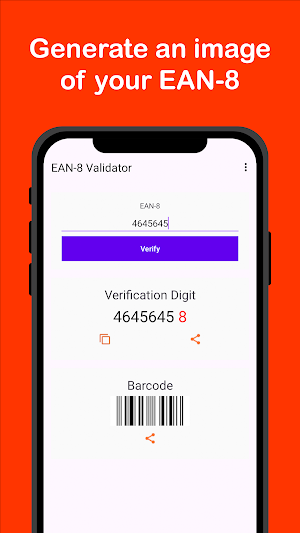 EAN-8 Validator Screenshot 1