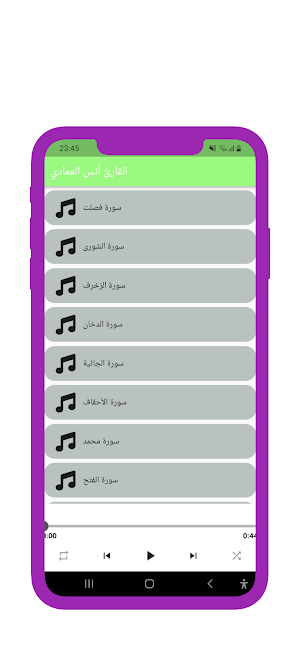 mp3 القارئ أنس العمادي Screenshot 1