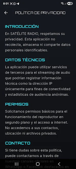 SateliteRadio Screenshot 3