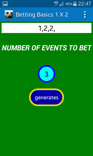 Betting Football  gold Screenshot 1