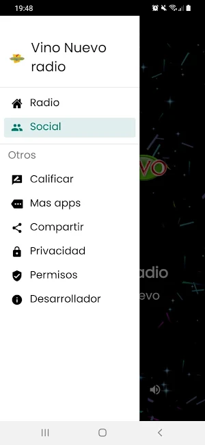 Vino Nuevo Radio Screenshot 2