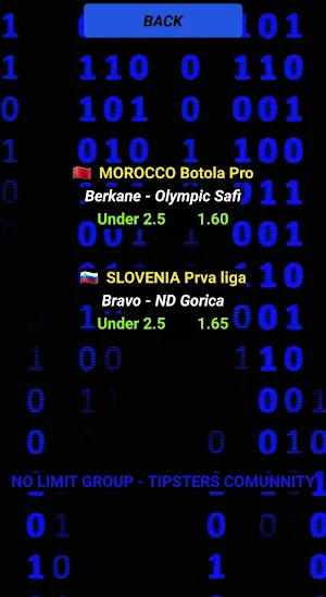 Prediction Goals VIP JEVTA Screenshot 2