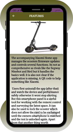 Mi Electric Scooter 1S guide Screenshot 1