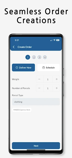 Made Express Couriers Screenshot 2