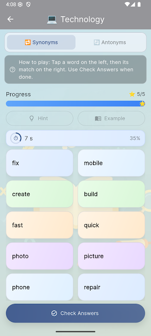 Learn WordLink English Screenshot 3
