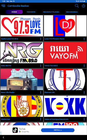 Cambodia Radio + Recorder Screenshot 0