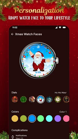 Xmas Watch Face ULTRA SGW7 Screenshot 2