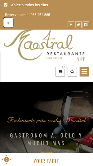 Restaurante Maestral - Restaurante Alicante Screenshot 1