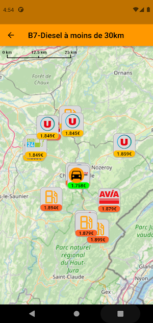 Carburant à prix malin Screenshot 2