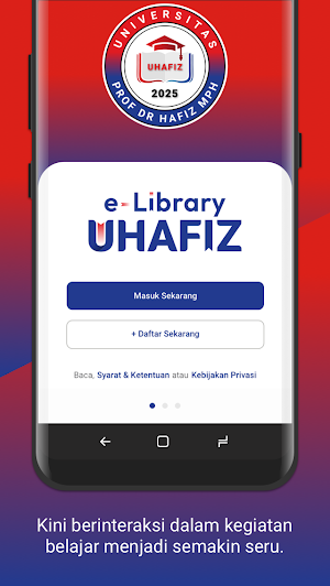e-Library UHAFIZ Screenshot 0
