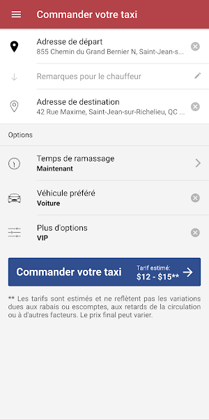 Taxi St-Jean Screenshot 1