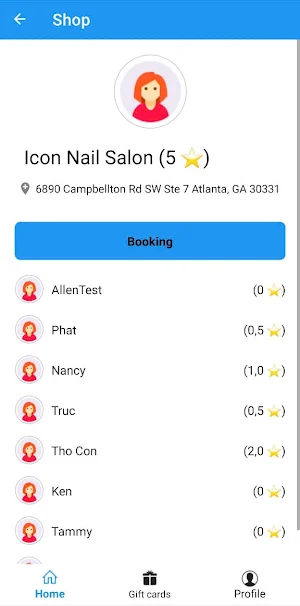 Smart Nail Customer Screenshot 1
