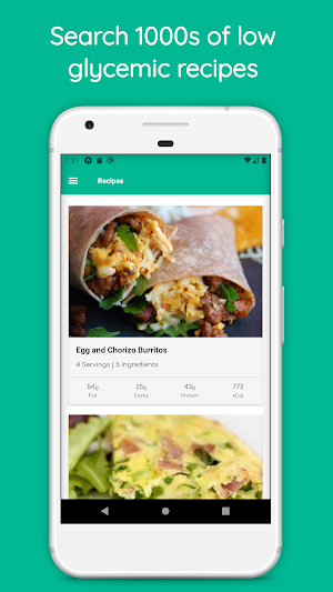 Low Glycemic Recipes & Meal Plans - GI Load Diet Screenshot 0