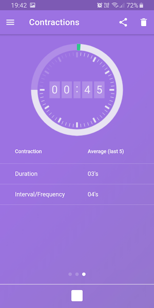 Contraction Timer PRO Screenshot 2
