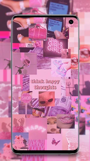 pink wallpaper Screenshot 1