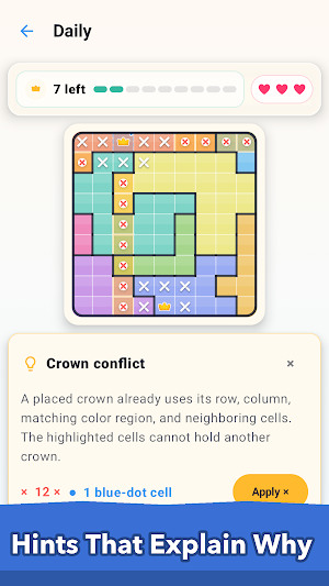 Crown Queens: Logic Puzzle Screenshot 2