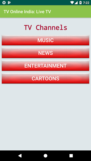 TV Online India: Live TV Screenshot 0