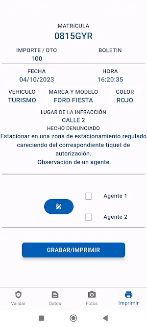 AparcaMurcia CONTROL Screenshot 3