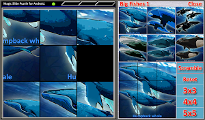 Magic Slide Puzzle B Fishes 1 Screenshot 0