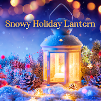 Snowy Holiday Lantern Theme