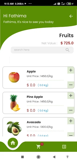 Happs Groceries Screenshot 1