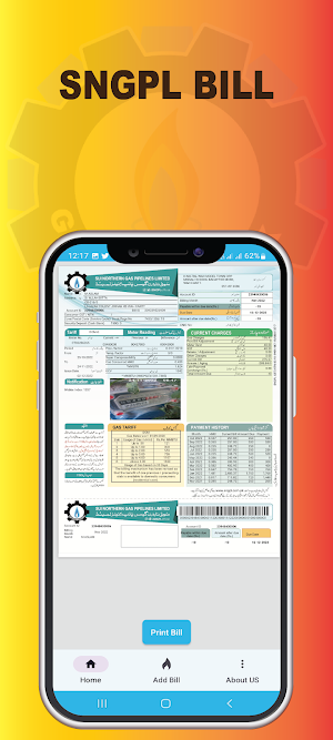 Gas Bill App for SNGPL Screenshot 2