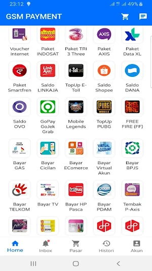 Agen Pulsa Murah = GSM Payment Screenshot 1