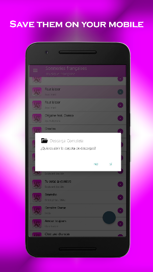 French ringtones for mobile Screenshot 3