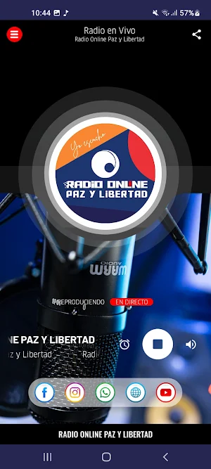 Radio Online Paz y Libertad Screenshot 1