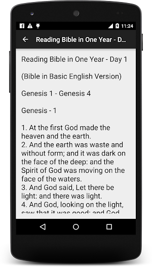 English Bible Reading One Year Screenshot 2