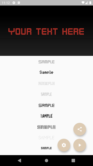 Simple LED Screen text Screenshot 1
