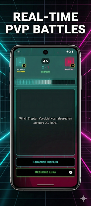 Miku Vocaloid Quiz PvP Screenshot 1