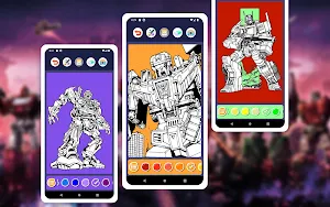 Optimus Prime Coloring Book Screenshot 1