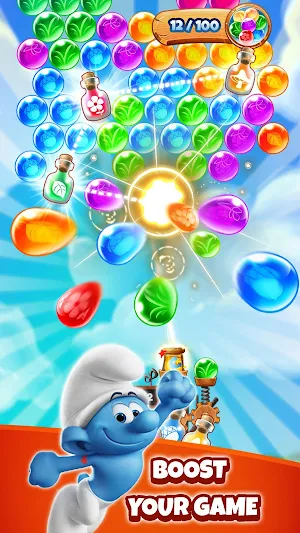 Smurfs Bubble Shooter Story Screenshot 1