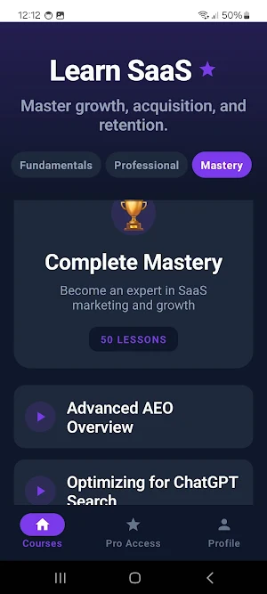 Learn Saas Marketing Screenshot 2