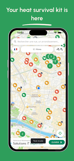 Paris Fraîcheur: cool parks Screenshot 3