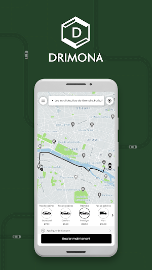 Drimona : Trouvez un chauffeur Screenshot 1