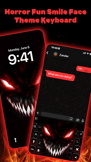 Horror Fun Smile Face Theme Screenshot 0