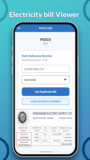 Electricity Bill Viewer Screenshot 1