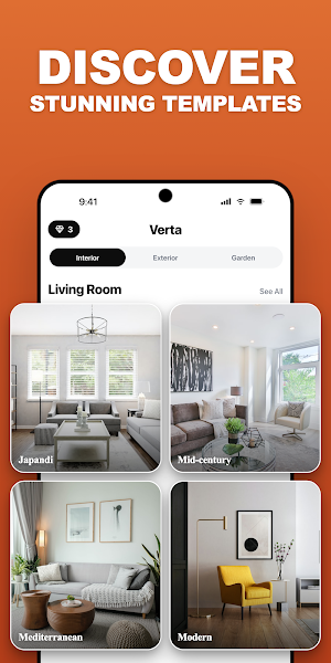 Verta — Home AI Designer Screenshot 1