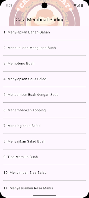Campud - Cara Membuat Puding Screenshot 1