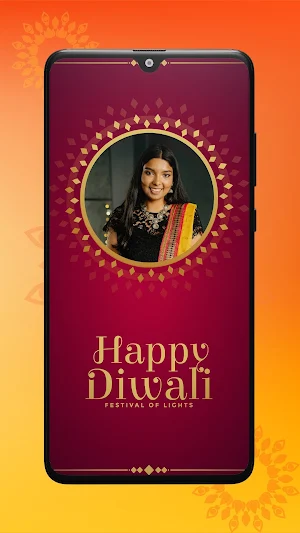 Diwali Festivals Frame Editor Screenshot 1