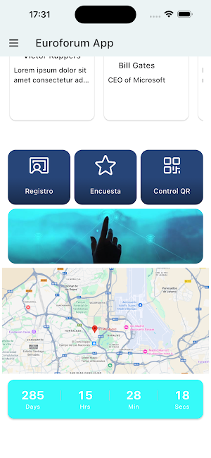 Euroforum App Screenshot 2